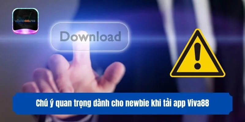 Chú ý quan trọng dành cho newbie khi tải app Viva88