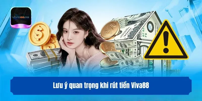 Lưu ý quan trọng khi rút tiền Viva88