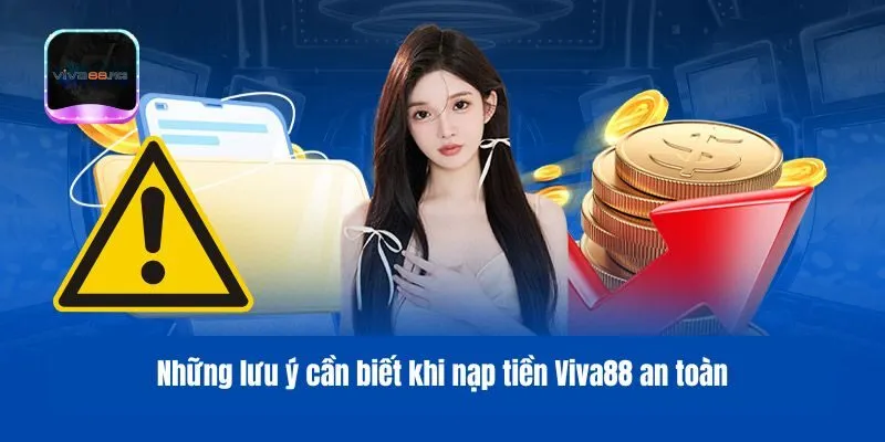 Những lưu ý cần biết khi nạp tiền Viva88 an toàn