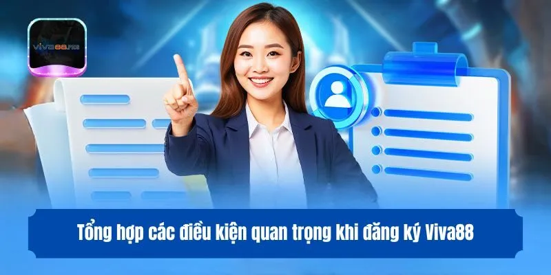 Tổng hợp các điều kiện quan trọng khi đăng ký Viva88